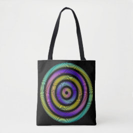 farbenfroher Kreis von Wimpern Tasche