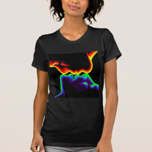 Farbenfroher Kuss T-Shirt