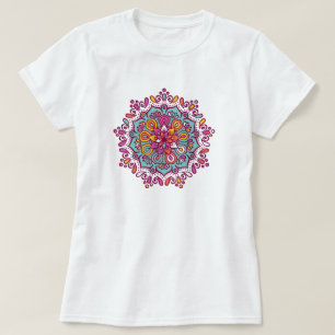 Farbenfroher Mandala T - Shirt