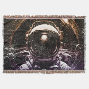 Farbenfroher moderner Astronaut im All Decke