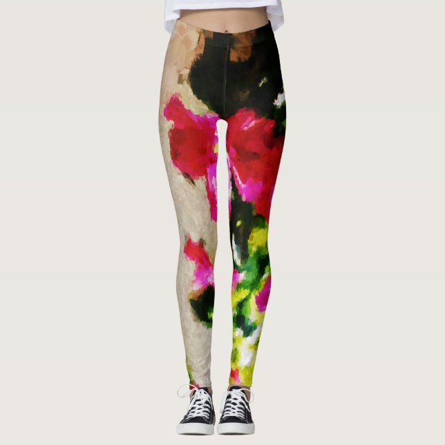 Farbenfroher Paint Spritzer #29 Leggings (Vorderseite)