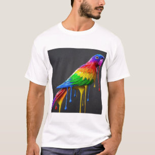 "Farbenfroher Papagei - Entfesseln Sie Ihren leben T-Shirt