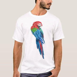 Farbenfroher Parrot-T - Shirt | Tropische Vogelwel