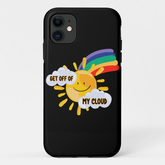 Farbenfroher Regenbogen aus meiner Cloud Case-Mate iPhone Hülle (Rückseite)