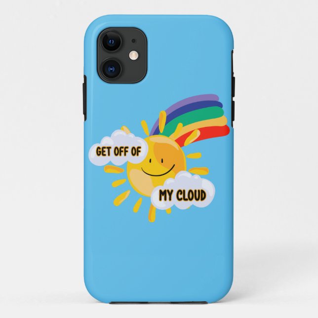 Farbenfroher Regenbogen aus meiner Cloud Case-Mate iPhone Hülle (Rückseite)