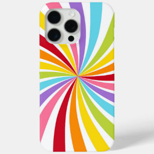 Farbenfroher Regenbogenwirbel Moderner Spaß-Stil Case-Mate iPhone Hülle