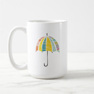 Farbenfroher Regenschirm - hell & fröhlich Regenta Kaffeetasse