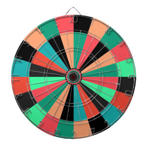 Farbenfroher Spielsaal oder Den Dartboard Dartscheibe