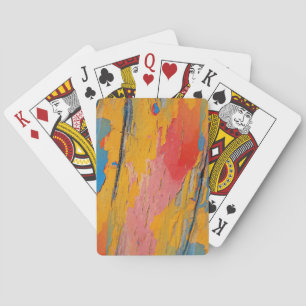 Farbenfroher Spritzer Spielkarten