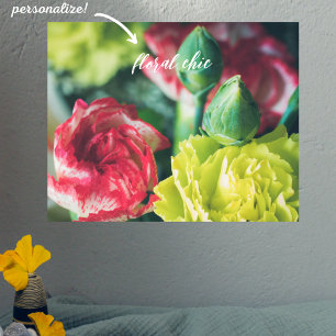 Farbenfroher Strauß von Blume Poster