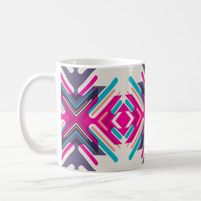 Farbenfroher Südweststil Kaffeetasse (Links)