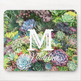 Farbenfroher, sukkultureller Garten Mousepad