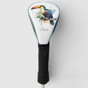 farbenfroher Toukan, der auf einem Ast sitzt Golf Headcover