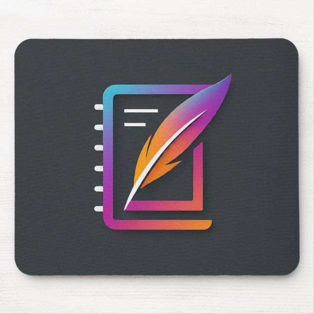 Farbenfroher Vater Mousepad (Vorne)