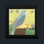 Farbenfroher Vogel auf einem Wirt Geschenkbox<br><div class="desc">Gefühl künstlerisch? Diese Collage aus vielen verschiedenen Mustern und Farben,  die einen Vogel auf einem Draht darstellen,  wird jeden modernen Kunstliebhaber begeistern. Setzen Sie Farbe in Ihr Leben und auf eines Ihrer Lieblings-Zazzle-Produkte heute!</div>