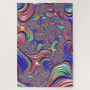 Farbenfroher Vortex Abstracter Trippy-Spiral-Frakt