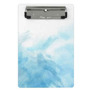 farbenfroher Wasserfarbenhintergrund für Ihre Mini Klemmbrett