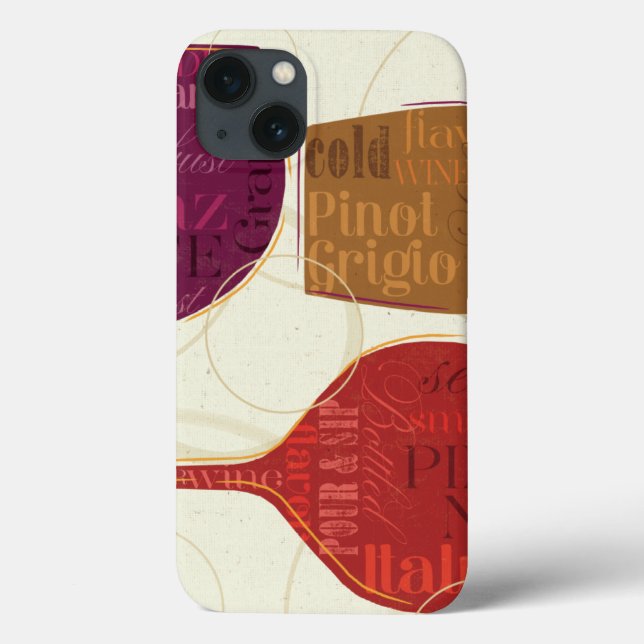Farbenfroher Wein Case-Mate iPhone Hülle (Rückseite)