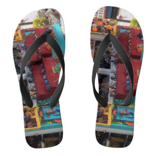 Farbenfroher Westen Flip Flops