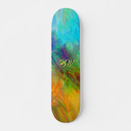 Farbenfrohes Abstrakt Skateboard