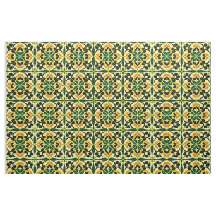 Farbenfrohes abstraktes Blumenmuster Stoff