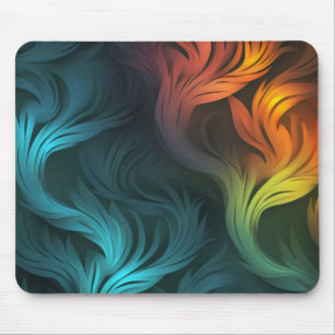 Farbenfrohes abstraktes Muster Mousepad