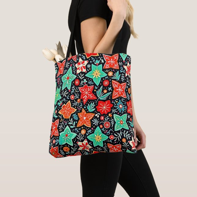 Farbenfrohes abstraktes Urlaubsdesign Tasche (Von Nahem)