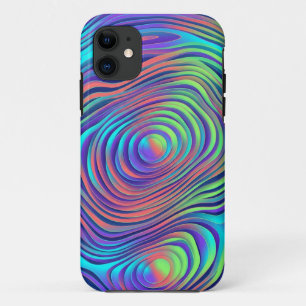 Farbenfrohes abstraktes Wirbelmuster iPhone 11 Hül Case-Mate iPhone Hülle