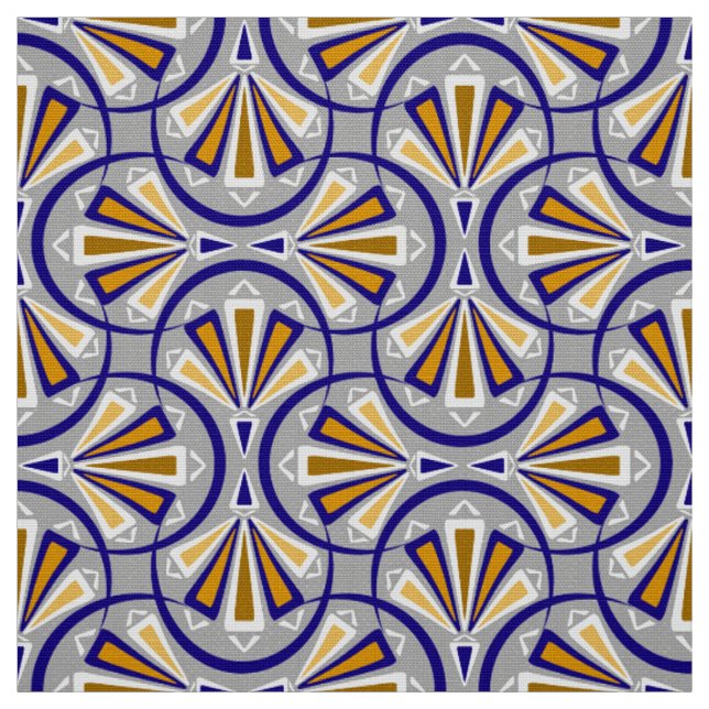 Farbenfrohes Art-Deco-Muster.  Stoff (Muster)