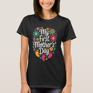 Farbenfrohes Blumendesign für besondere Anlässe T-Shirt