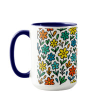Farbenfrohes Blumenmuster