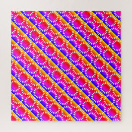 Farbenfrohes Blütenblatt-Mandala-Muster