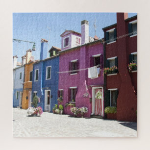 Farbenfrohes Burano in Venedig, Italien