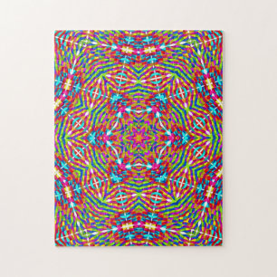 Farbenfrohes Durcheinander Mandala