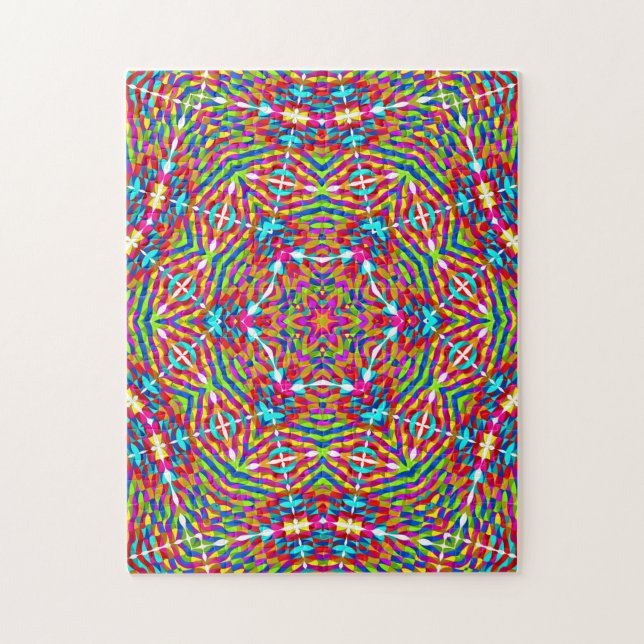 Farbenfrohes Durcheinander Mandala (Vertikal)