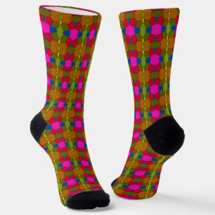 Farbenfrohes einzigartiges Muster Socken