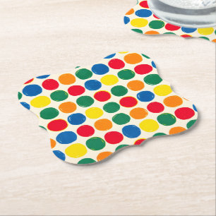 Farbenfrohes Emma Bridgewater-Punkte-Muster Untersetzer