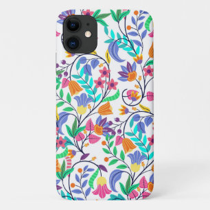 Farbenfrohes exotisches Blumenmuster Case-Mate iPhone Hülle