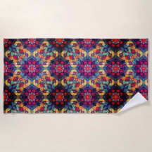farbenfrohes florales Mandala