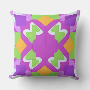 Farbenfrohes geometrisches abstraktes Design Kissen