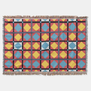 Farbenfrohes geometrisches Muster mit abstrakten F Decke