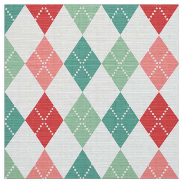 Farbenfrohes Harlekin-Geometrisches Muster 2 Stoff (Muster)
