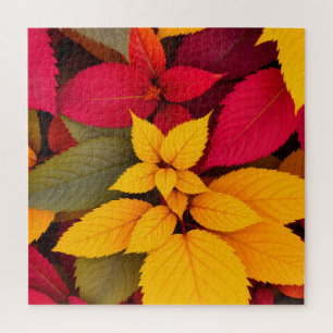 Farbenfrohes Herbstlaub Botanisches Design