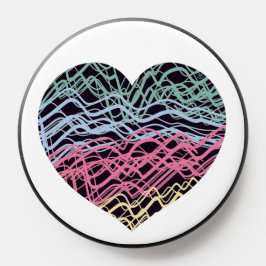 Farbenfrohes Herz-Motiv PopSocket