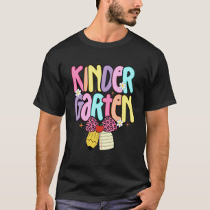 Farbenfrohes Kindergarten-Buntes Design T T-Shirt