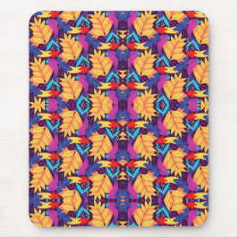 Farbenfrohes, kompliziertes geometrisches Muster Mousepad