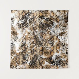 Farbenfrohes Leopard-Zebra-Tarnmuster Wandteppich