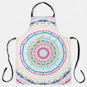 farbenfrohes Mandala Schürze