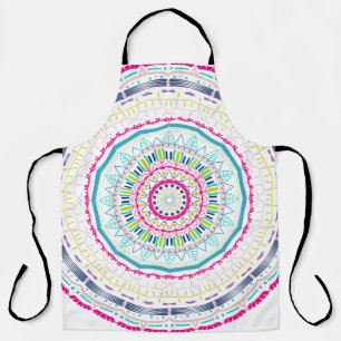 farbenfrohes Mandala Schürze