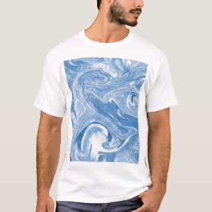Farbenfrohes Marmorkunstmuster. T-Shirt